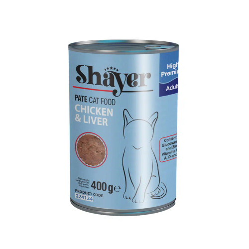 کنسرو پته ماهی شایر گربه (قوطی 400 گرمی)